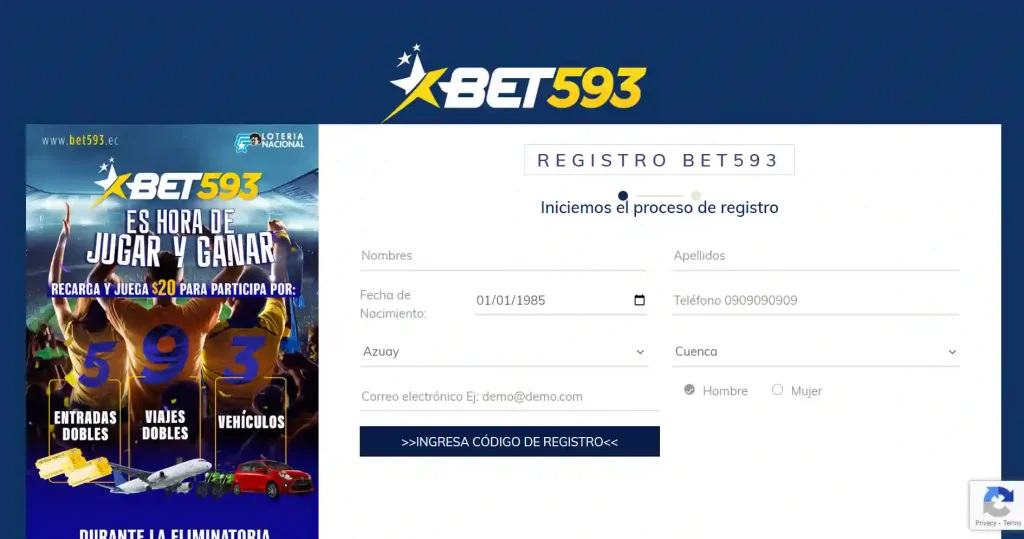 Registro Bet593